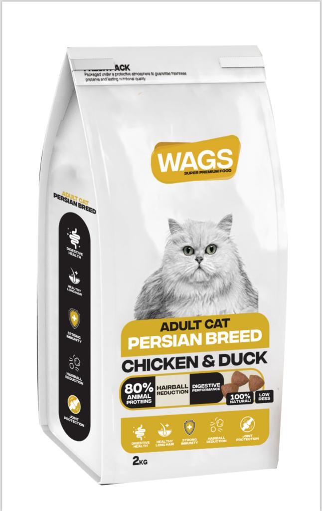 Wags Persian Adult Dry Cat Food, 2kg