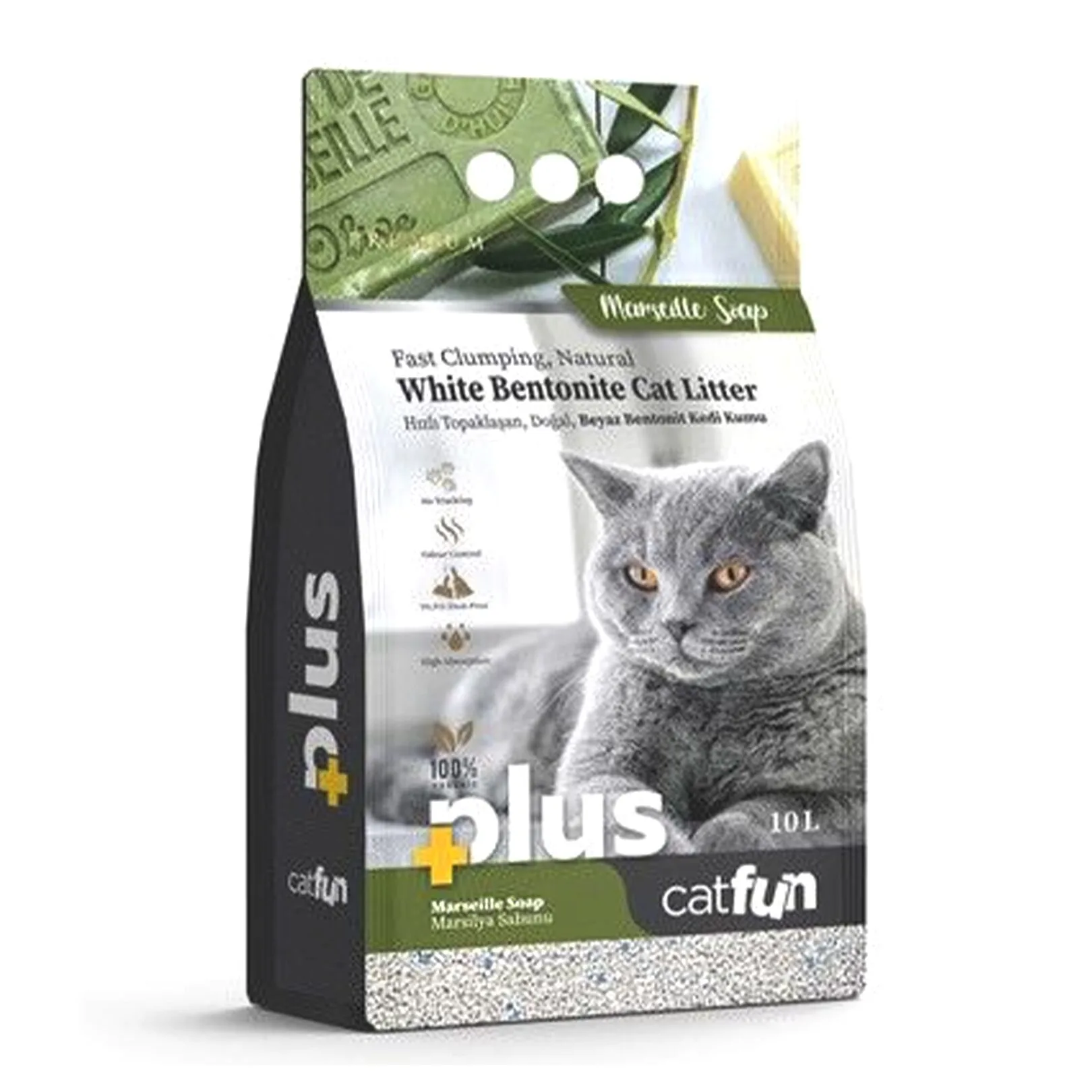 Cat Fun Plus Marseille Soup Clumping Litter